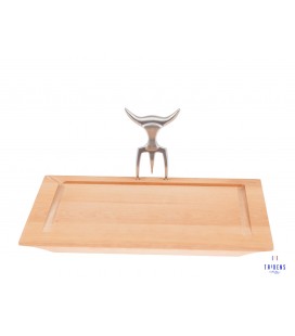 Tridens Chopping Board + Raw or brushed Fork // Tridens