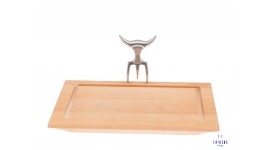 Tridens Chopping Board + Raw or brushed Fork // Tridens