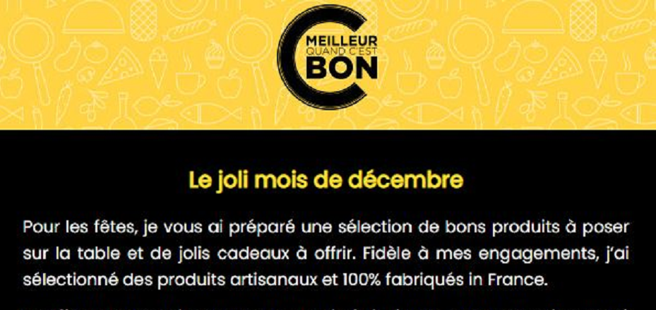 Newsletter C'est Meilleur Quand C'est Bon 