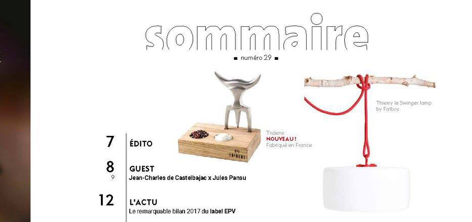 La Fourchette Tridens in Home Fashion News magazine